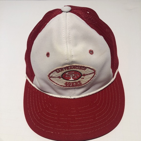 Other - San Francisco‎ 49ers Hat Snap Back 60s Used Rare Red White NFL Made In The USA
